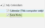 New calendar appears in my calendars