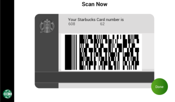 Starbucks Barcode