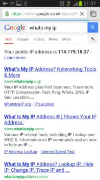 My IP on VPN