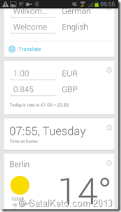 Exchange rate, translation and weather