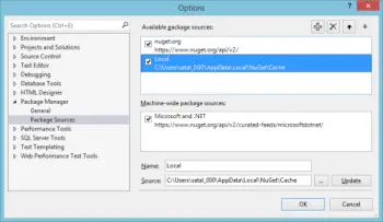 NuGet Package Sources