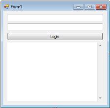 Basic form with username and password fields