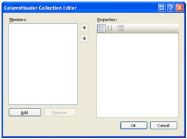 View the collection of column headers View the collection of column headers