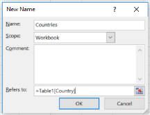 Add new named range